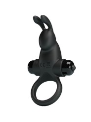 PRETTY LOVE - VIBRERENDE RING + KONIJN CLITORIS STIMULATOR 10 VIBRATIE