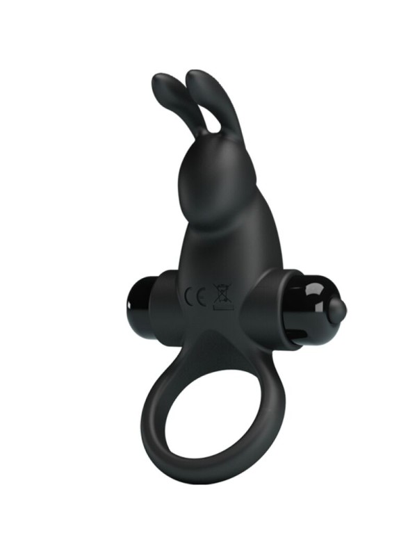 PRETTY LOVE - VIBRERENDE RING + KONIJN CLITORIS STIMULATOR 10 VIBRATIE