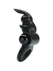 PRETTY LOVE - EXCITING RING ANILLO VIBRADOR RABBIT 10 VIBRACIONES NEGR