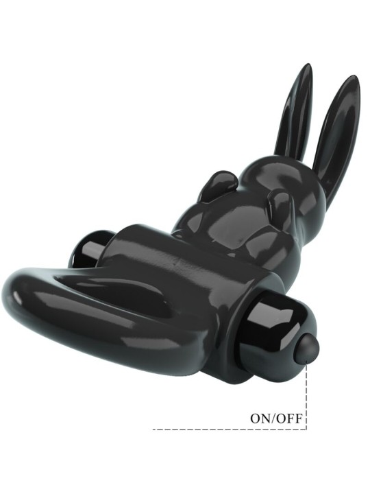 PRETTY LOVE - AUFREGENDER RING RABBIT VIBRATORRING 10 VIBRATIONEN SCHW