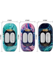 PRETTY LOVE - VENUS X 15 MASTURBADORES MASCULINOS DE SILICONE BRANCO