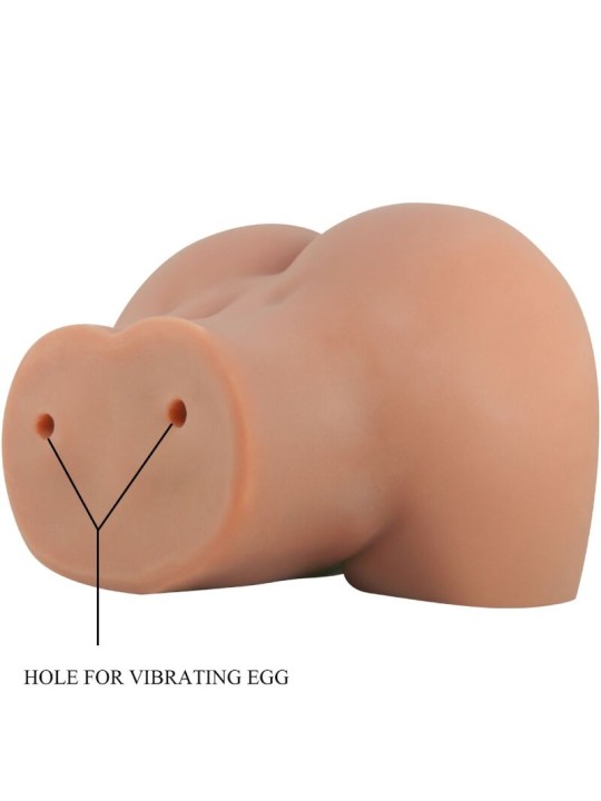 CRAZY BULL - VIBRADOR MILA BUTT COM CONTROLE REALISTA DE VAGINA E ÂNUS
