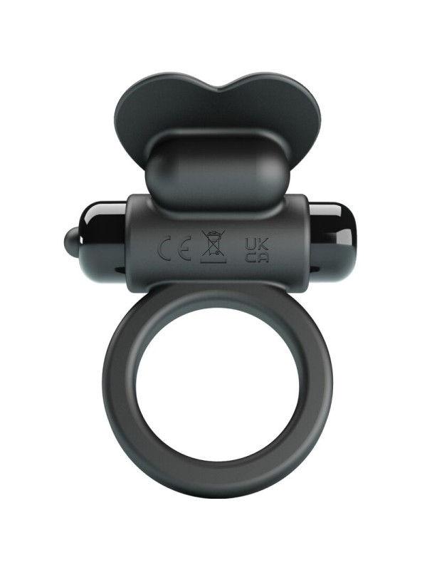 PRETTY LOVE - DEBONAIRE VIBRATING RING RABBIT 10 VIBRATIONS BLACK