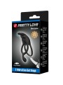 PRETTY LOVE - SETH DOUBLE VIBRATING RING RABBIT 7 VIBRATIONS BLACK