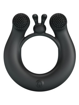 PRETTY LOVE - DAHLIA ANILLO VIBRADOR + ESTIMULADOR DE CLÍTOIS 12 VIBRA
