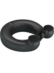 PRETTY LOVE - DAHLIA ANILLO VIBRADOR + ESTIMULADOR DE CLÍTOIS 12 VIBRA