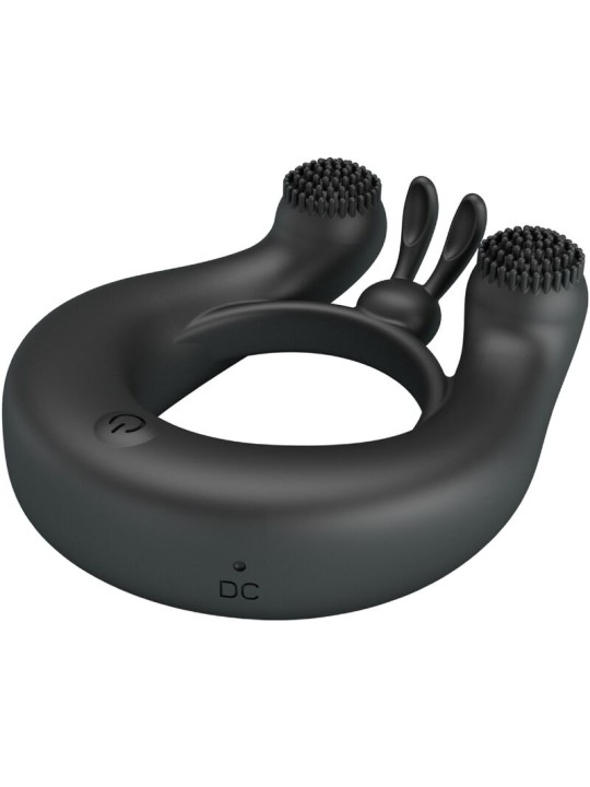 PRETTY LOVE - DAHLIA VIBRATING RING + CLITORIS STIMULATOR 12 VIBRATION
