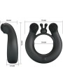 PRETTY LOVE - DAHLIA ANILLO VIBRADOR + ESTIMULADOR DE CLÍTOIS 12 VIBRA