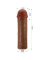 PRETTY LOVE - NILE PENIS SLEEVE MET 2,5 CM VERLENGING MULATO