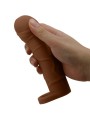PRETTY LOVE - BUNION PENIS SLEEVE MIT 2,5 CM VERLÄNGERUNG MULATTE