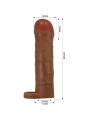 PRETTY LOVE - BUNION PENIS SLEEVE MIT 2,5 CM VERLÄNGERUNG MULATTE