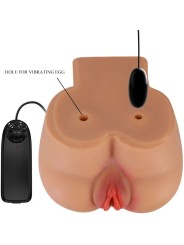CRAZY BULL - KYLIE ASS VIBRATOR MET REALISTISCHE VAGINA EN ANUS AFSTAN