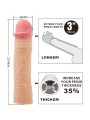 PRETTY LOVE - CHELSEA PENIS SLEEVE WITH 7.6 CM EXTENSION FLESH