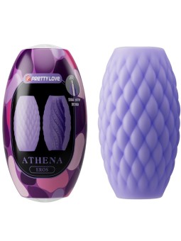 PRETTY LOVE - ATHENA EROS PAARSE SILICONEN MANNELIJKE MASTURBATOR