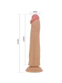 PRETTY LOVE - DILDO REALISTA SHARIFE 25 CM CARNE