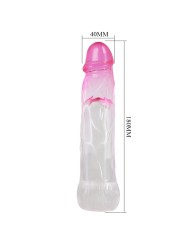 PRETTY LOVE - NERON REALISTA 6 CM BAINHA DE AMPLIAÇÃO PARA PÊNIS ROSA