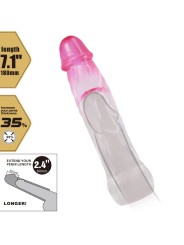 PRETTY LOVE - NERON 6 CM REALISTISCHE PENIS EXTENDER SLEEVE ROZE