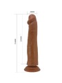 PRETTY LOVE - SHARIFE REALISTIC DILDO 25 CM BROWN
