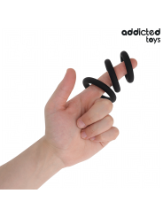 ADDICTED TOYS - SET DE ANILLOS SILICONA MODELO 1