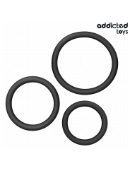 ADDICTED TOYS - SET VAN SILICONEN RINGEN MODEL 2