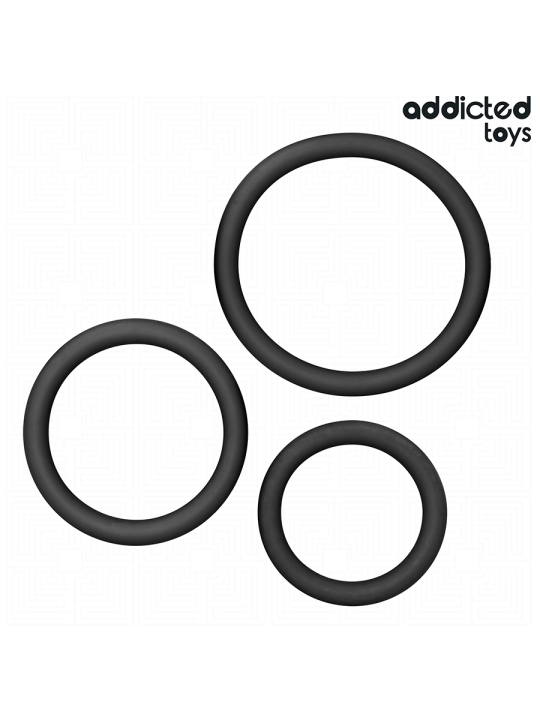 ADDICTED TOYS - SET VAN SILICONEN RINGEN MODEL 2