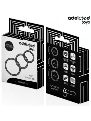 ADDICTED TOYS - SET DE ANILLOS SILICONA MODELO 2
