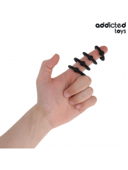 ADDICTED TOYS - SET ANILLOS SILICONA DE PRESIÓN