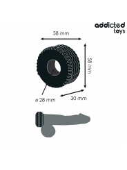 ADDICTED TOYS - ANNEAU PÉNITENSIF EXTRA ÉPAIS
