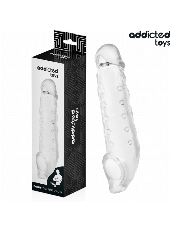 ADDICTED TOYS - TRANSPARANTE PENISSCHOENEN MAAT M 27 CM