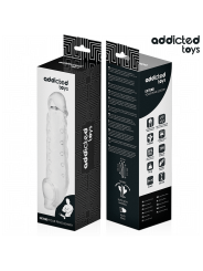 ADDICTED TOYS - GUAINA PER PENE TRASPARENTE TAGLIA M 27 CM