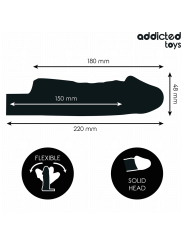 ADDICTED TOYS - ESTENSIONE PENE TRASPARENTE 27 CM