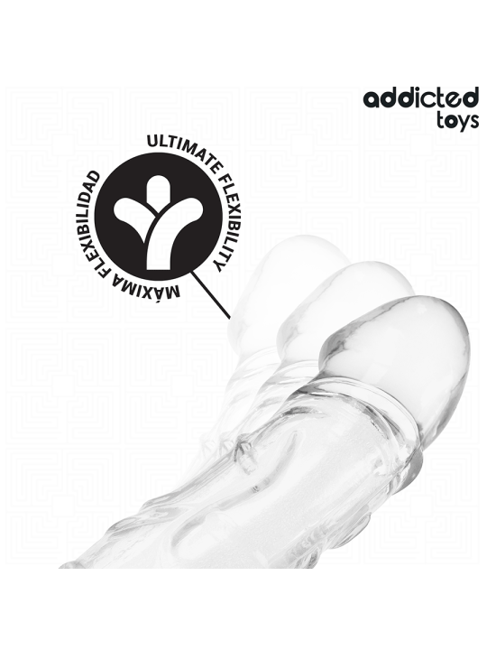 ADDICTED TOYS - EXTENSOR PARA EL PENE TRANSPARENTE 27 CM