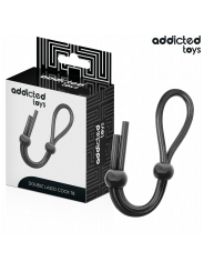 ADDICTED TOYS - CUERDA SILICONA PARA EL PENE DE LAZO DOBLE