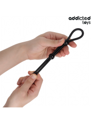 ADDICTED TOYS - CUERDA SILICONA PARA EL PENE DE LAZO DOBLE