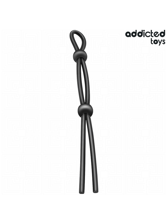 ADDICTED TOYS - CORDE EN SILICONE POUR LE PÉNIS À DOUBLE BOUCLE
