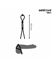 ADDICTED TOYS - SILICONEN TOUW VOOR DE TRIPLE LOOP PENIS