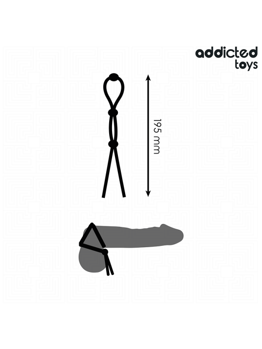 ADDICTED TOYS - SILIKONSEIL FÜR DEN TRIPLE LOOP PENIS