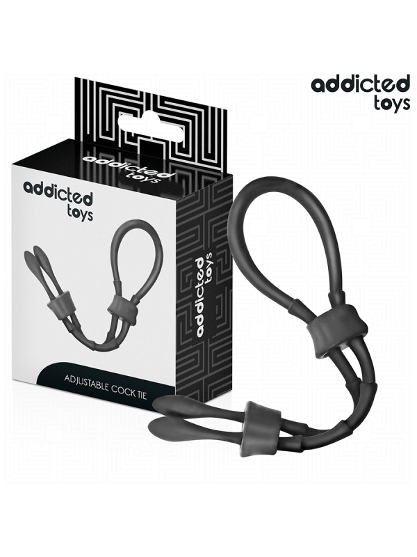 ADDICTED TOYS - CUERDA SILICONA AJUSTABLE PARA EL PENE