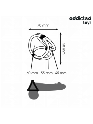 ADDICTED TOYS - TRIPLE PENIS RING