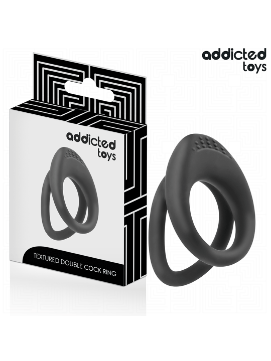 ADDICTED TOYS - ANEL DE PÊNIS COM DUPLA TEXTURA