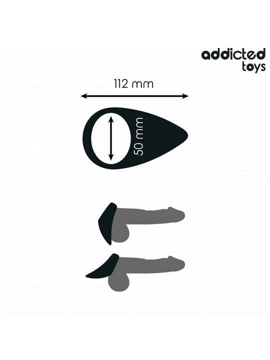 ADDICTED TOYS - ANEL DE PÊNIS EM FORMA DE LÁGRIMAS