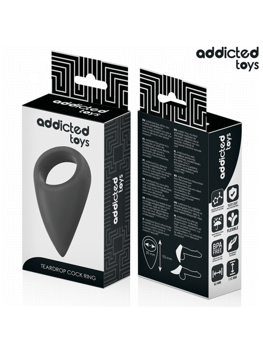 ADDICTED TOYS - ANEL DE PÊNIS EM FORMA DE LÁGRIMAS