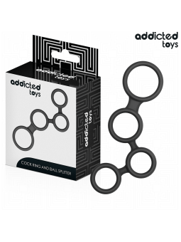ADDICTED TOYS - PENISRING MIT TEILERN FÜR HODEN