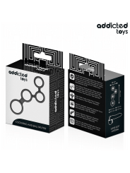 ADDICTED TOYS - PENIS RING WITH DIVIDERS FOR TESTICLES