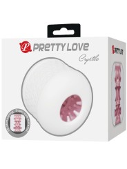 PRETTY LOVE - CRYSTLE MÄNNLICHER MASTURBATOR WEISS