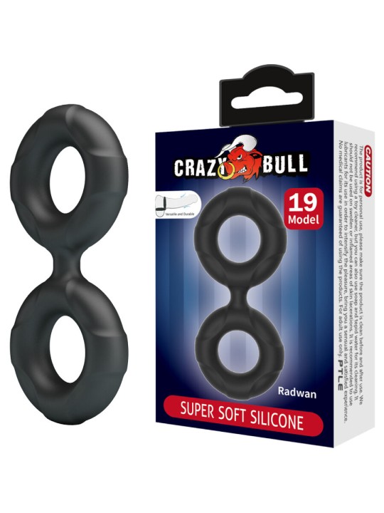 CRAZY BULL - RADWAN DUBBELE SILICONEN RING MODEL 19
