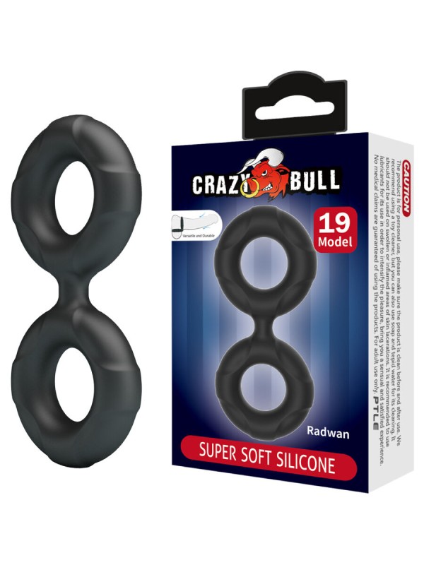 CRAZY BULL - RADWAN DUBBELE SILICONEN RING MODEL 19