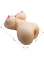 CRAZY BULL - FIONA REALISTISCHE VROUWELIJKE TORSO VAGINA EN ANAAL 7.1 