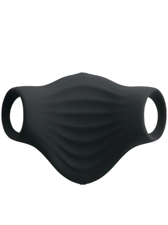 ROCKS-OFF - MASTURBADOR VIBRADOR FLEXÍVEL PALM BLACK