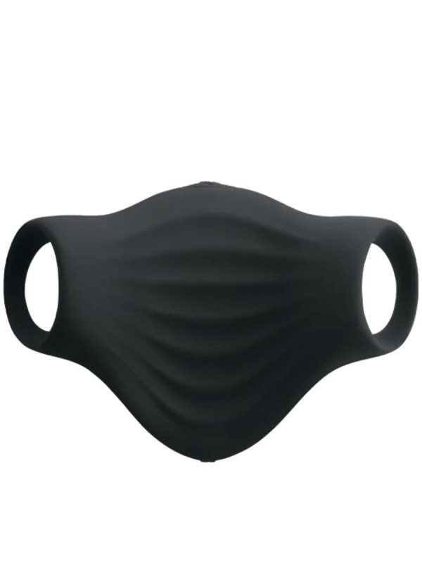 ROCKS-OFF - MASTURBADOR VIBRADOR FLEXÍVEL PALM BLACK